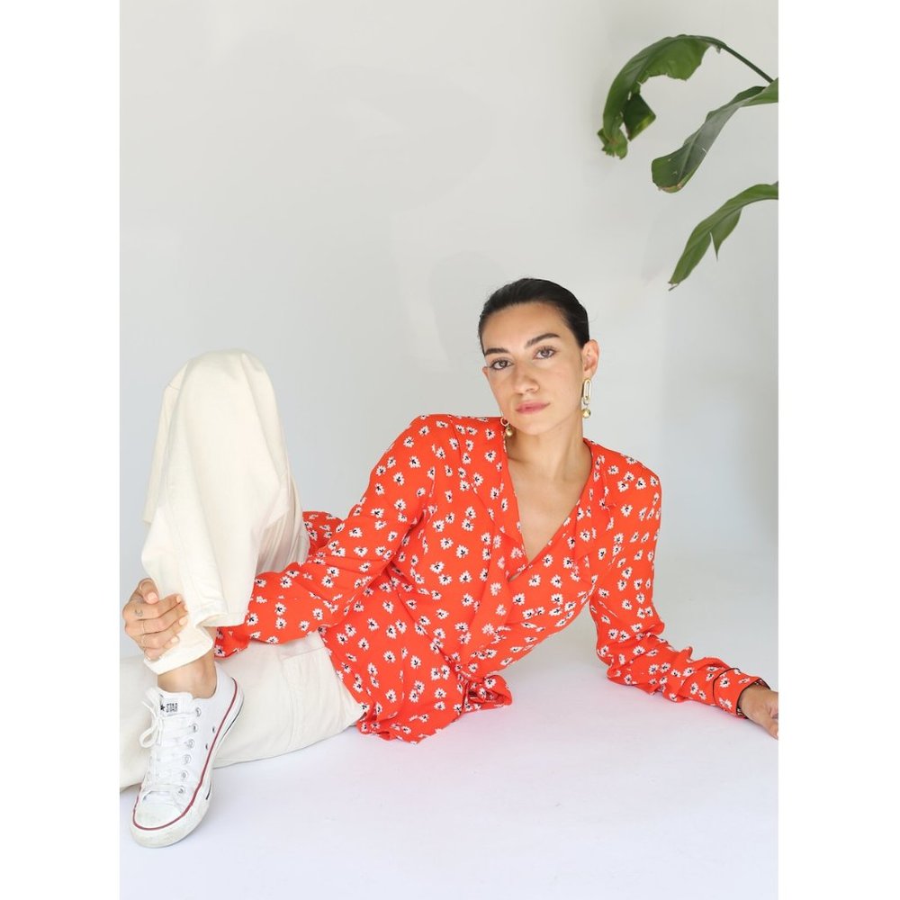 Ganni Wrap Blouse